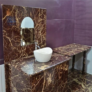Мраморная столешница Cherry Gold